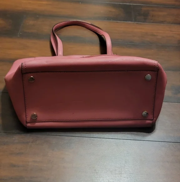 Michael Kors Emmy Large Double Handle Tote Handbag Tulip Saffiano Leather - Picture 3 of 6